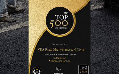 VEA Road Maintenance Ranks 3rd in Top 500 Construction Companies 2023